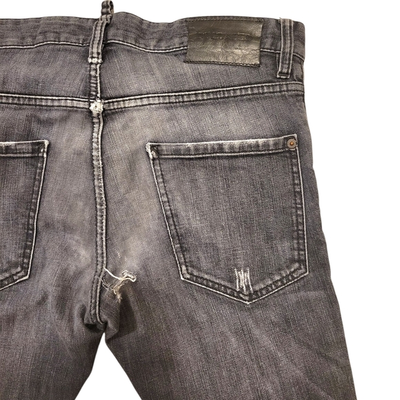 DSQUARED2 Men's Straight Gray Jeans - Picture 5 of 6